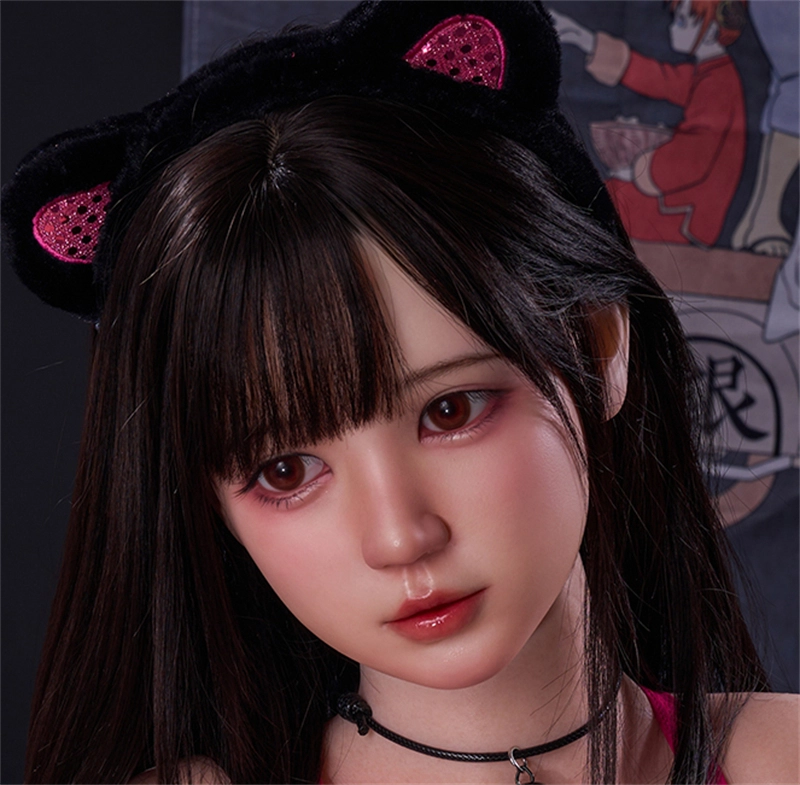 Irontech Silicone sex doll Head#T3 ROS Max Mouth Silk Grow Skin