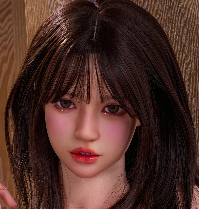 Irontech Silicone sex doll Head#T4 ROS Max Mouth Silk Grow Skin