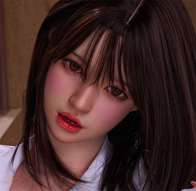 Irontech Silicone sex doll Head#T4 ROS Max Mouth Silk Grow Skin