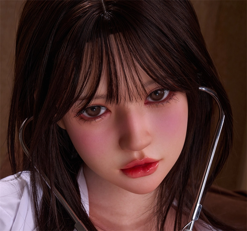 Irontech Silicone sex doll Head#T4 ROS Max Mouth Silk Grow Skin