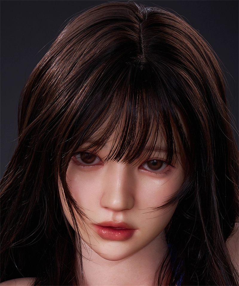 Irontech Silicone sex doll Head#T4 ROS Max Mouth Silk Grow Skin