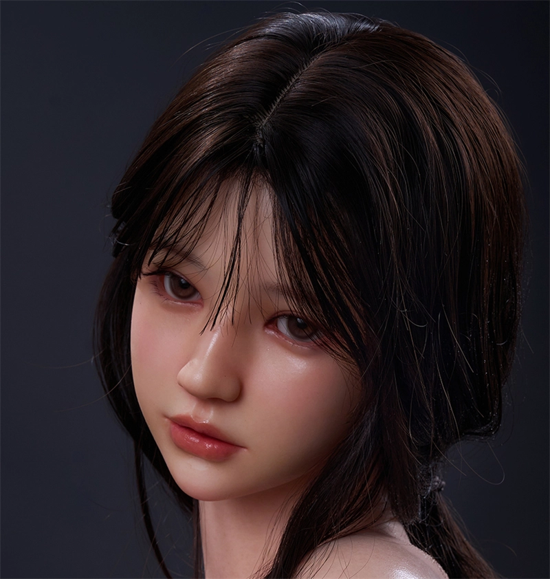 Irontech Silicone sex doll Head#T4 ROS Max Mouth Silk Grow Skin