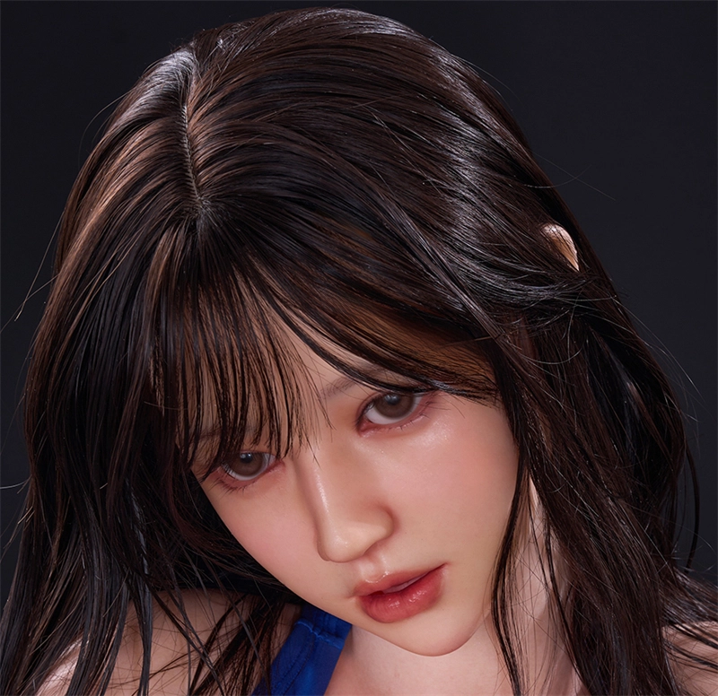 Irontech Silicone sex doll Head#T4 ROS Max Mouth Silk Grow Skin