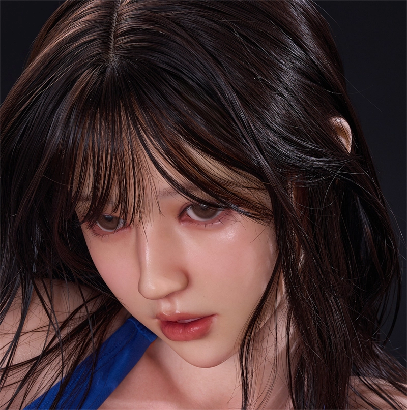 Irontech Silicone sex doll Head#T4 ROS Max Mouth Silk Grow Skin