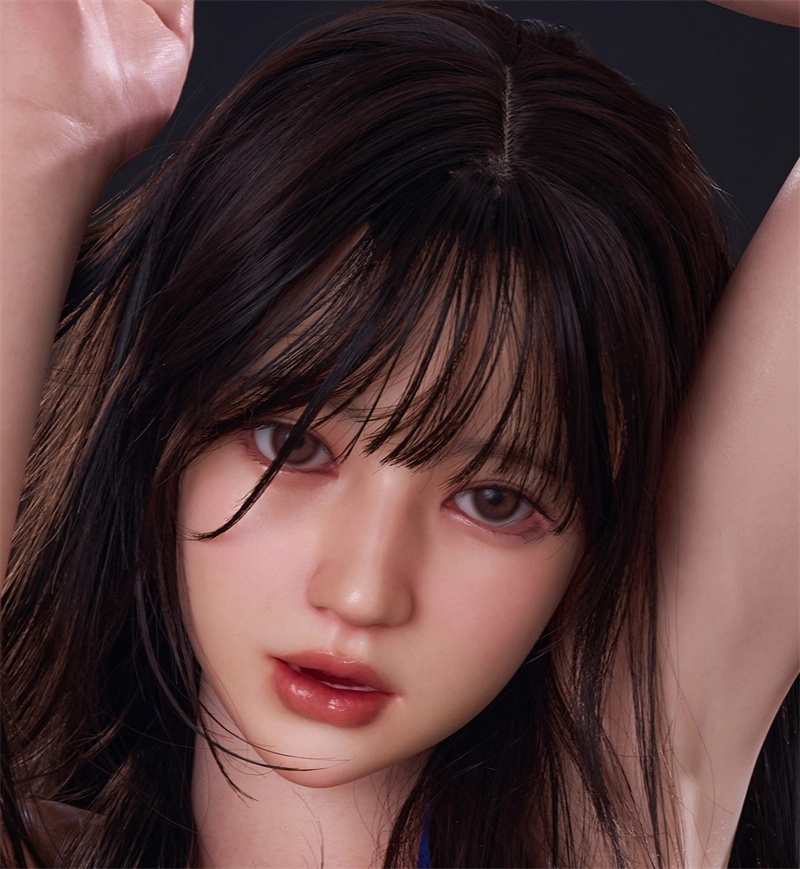 Irontech Silicone sex doll Head#T4 ROS Max Mouth Silk Grow Skin