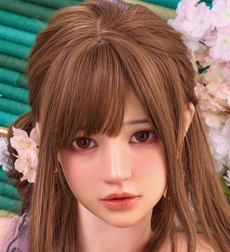 Irontech Silicone sex doll Head#T4 ROS Max Mouth Silk Grow Skin