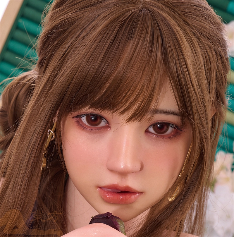 Irontech Silicone sex doll Head#T4 ROS Max Mouth Silk Grow Skin