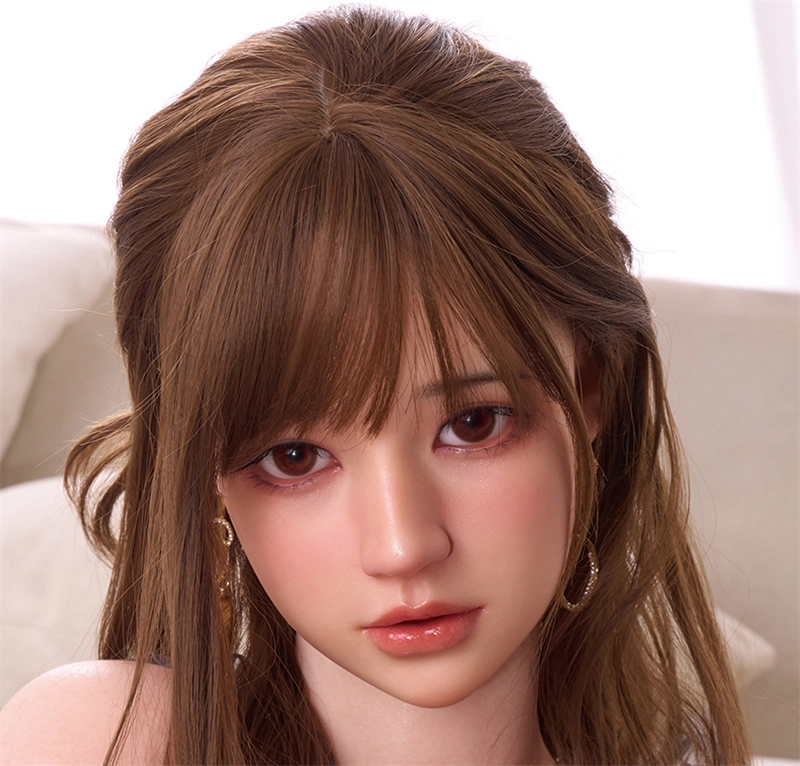 Irontech Silicone sex doll Head#T4 ROS Max Mouth Silk Grow Skin