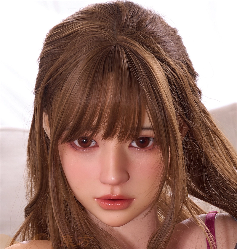 Irontech Silicone sex doll Head#T4 ROS Max Mouth Silk Grow Skin