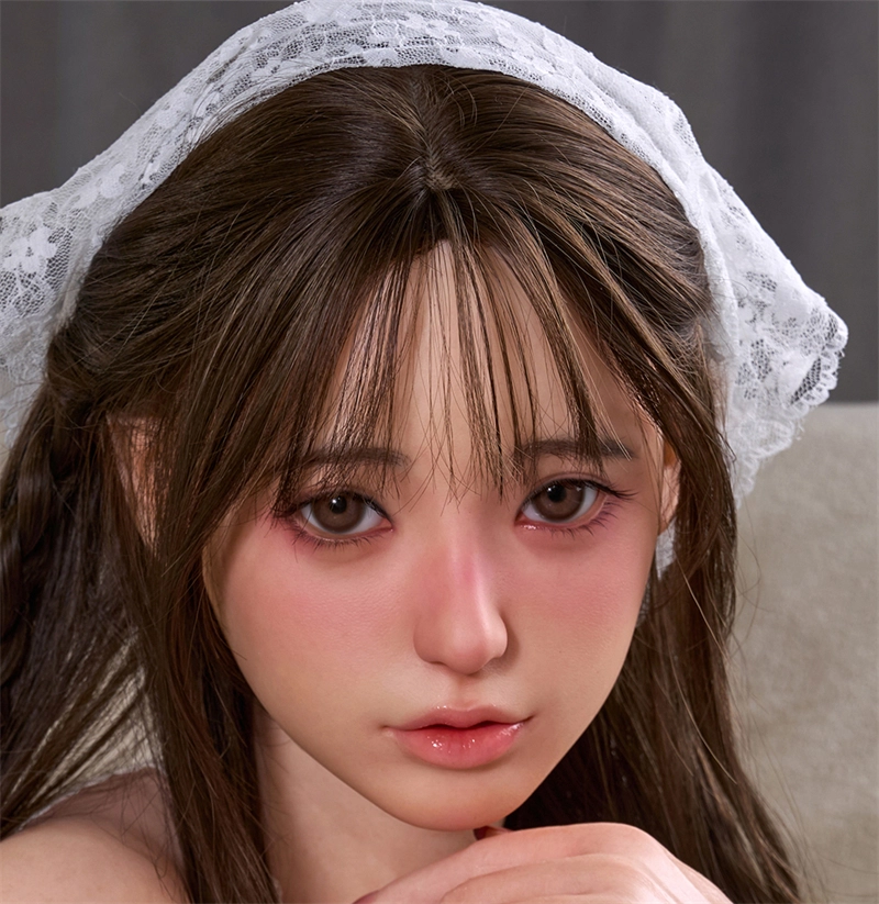 Irontech Silicone sex doll Head#S14 ROS Max Mouth Silk Grow Skin