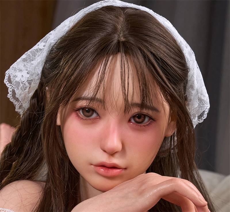 Irontech Silicone sex doll Head#S14 ROS Max Mouth Silk Grow Skin