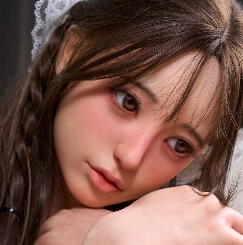 Irontech Silicone sex doll Head#S14 ROS Max Mouth Silk Grow Skin