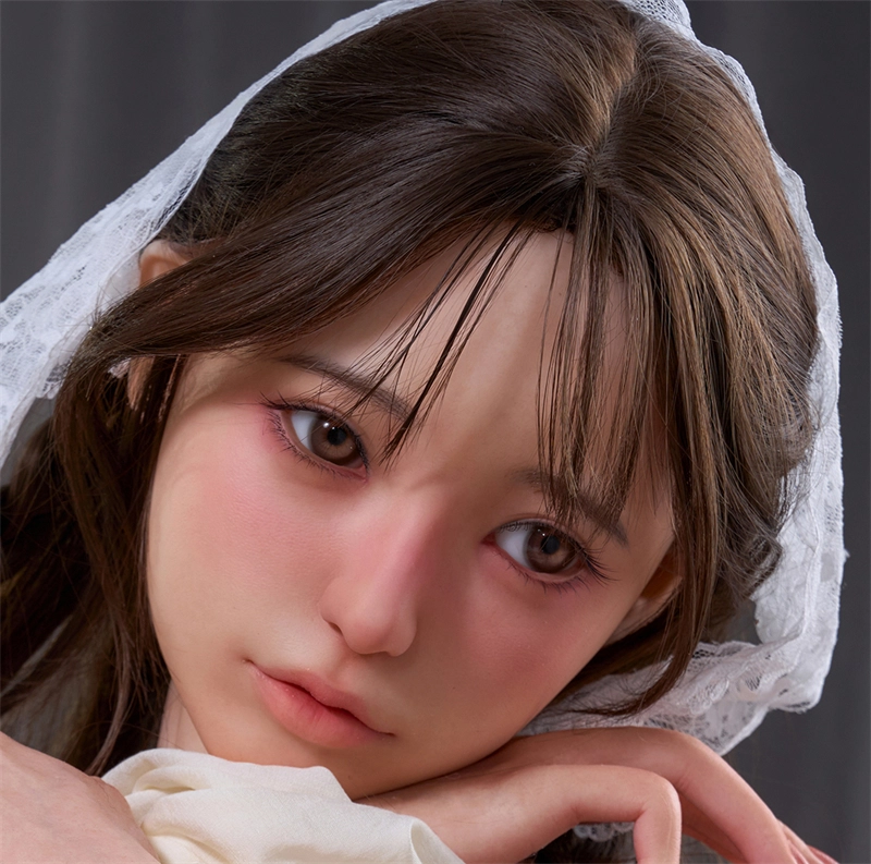 Irontech Silicone sex doll Head#S14 ROS Max Mouth Silk Grow Skin