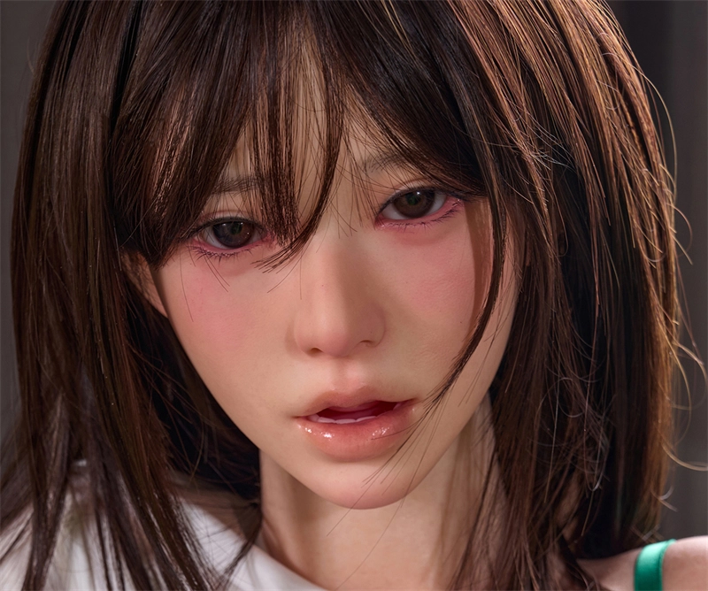 Irontech Silicone sex doll Head#T1 ROS Max Mouth Silk Grow Skin