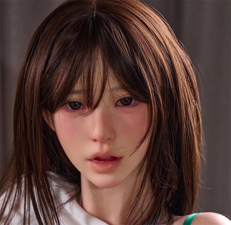 Irontech Silicone sex doll Head#T1 ROS Max Mouth Silk Grow Skin