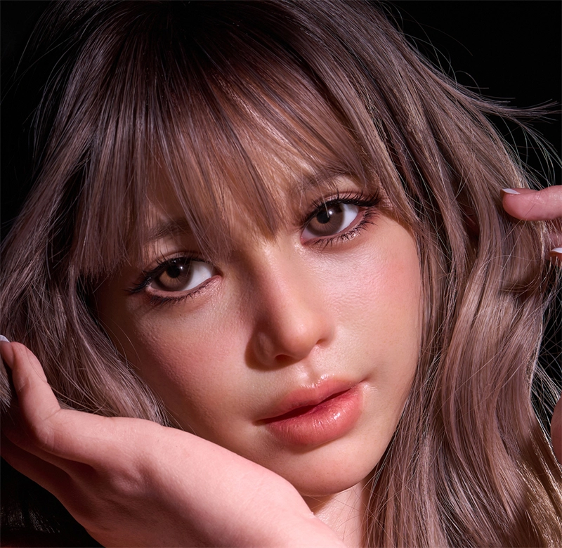 Irontech Silicone sex doll Head#R9 ROS Max Mouth Natural Skin