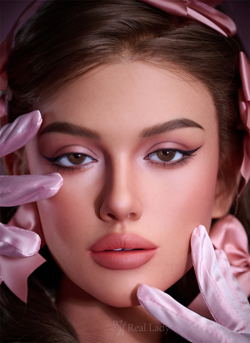 Irontech Silicone sex doll Head#R4 ROS Max Mouth Honey Bronze Skin