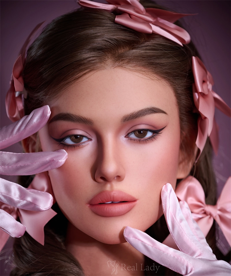 Irontech Silicone sex doll Head#R4 ROS Max Mouth Honey Bronze Skin