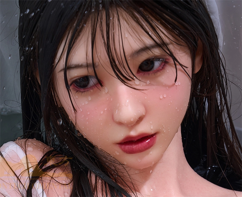 Irontech Silicone sex doll Head#A3 ROS Max Mouth Silk Grow Skin