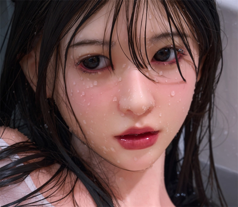 Irontech Silicone sex doll Head#A3 ROS Max Mouth Silk Grow Skin