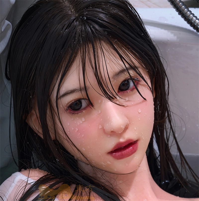 Irontech Silicone sex doll Head#A3 ROS Max Mouth Silk Grow Skin