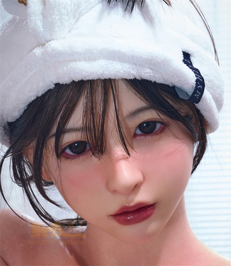 Irontech Silicone sex doll Head#A3 ROS Max Mouth Silk Grow Skin