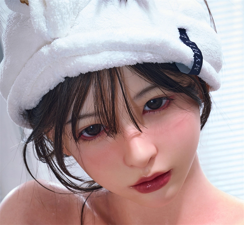 Irontech Silicone sex doll Head#A3 ROS Max Mouth Silk Grow Skin