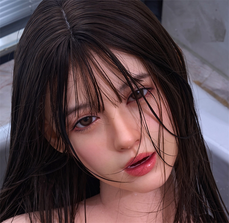 Irontech Silicone sex doll Head#A4 ROS Max Mouth Silk Grow Skin