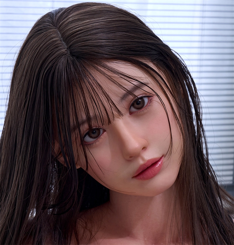 Irontech Silicone sex doll Head#A4 ROS Max Mouth Silk Grow Skin