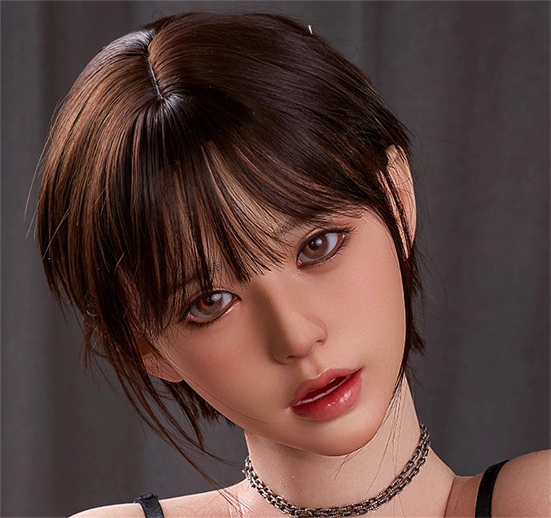 Irontech Silicone sex doll Head#T1 ROS Max Mouth Silk Grow Skin