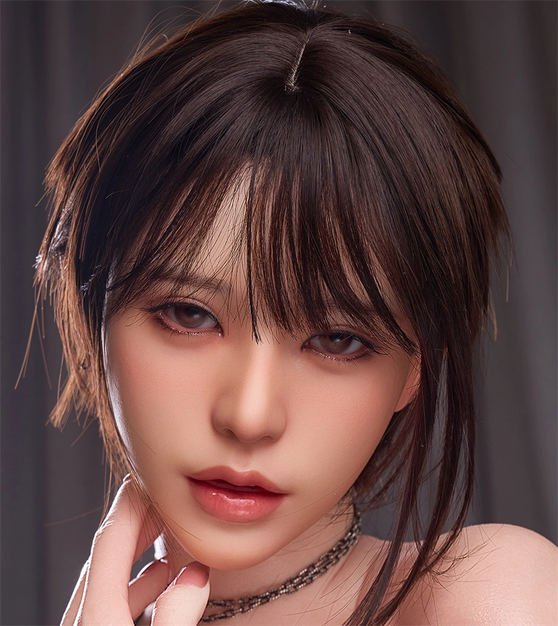 Irontech Silicone sex doll Head#T1 ROS Max Mouth Silk Grow Skin