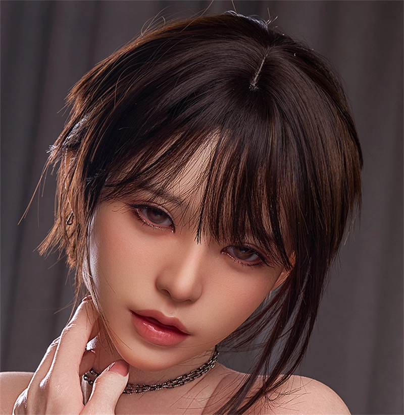 Irontech Silicone sex doll Head#T1 ROS Max Mouth Silk Grow Skin