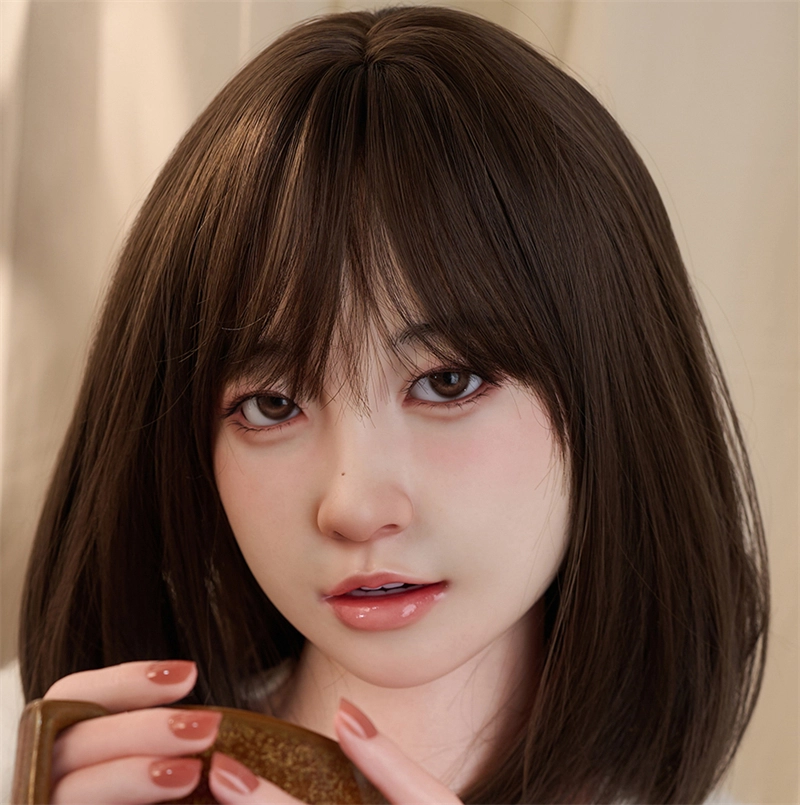 Irontech Silicone sex doll Head#A5 ROS Max Mouth Silk Grow Skin