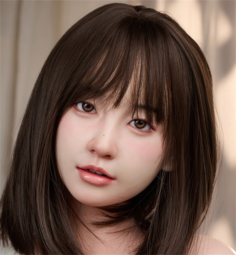 Irontech Silicone sex doll Head#A5 ROS Max Mouth Silk Grow Skin