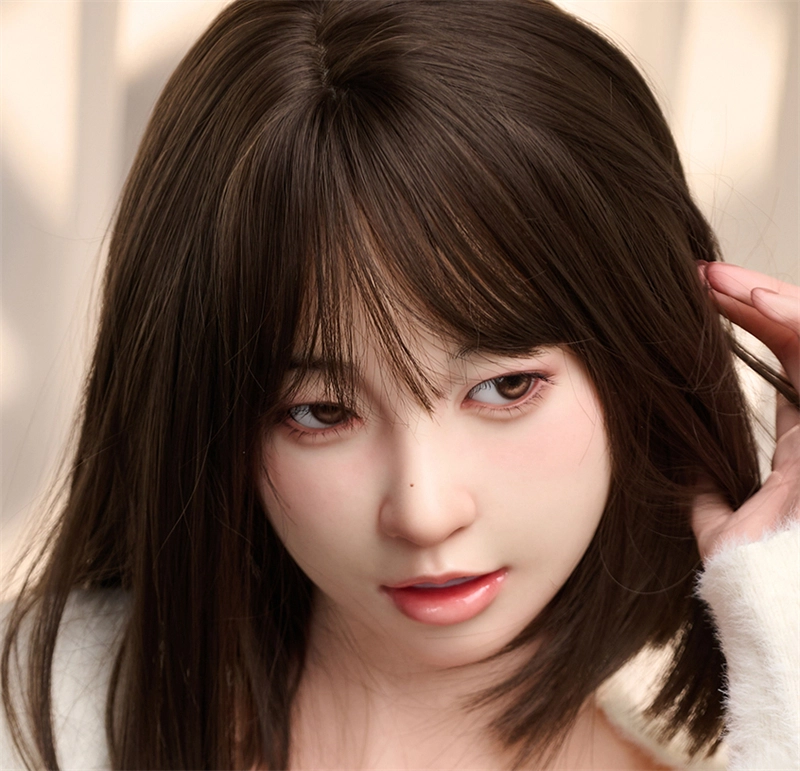 Irontech Silicone sex doll Head#A5 ROS Max Mouth Silk Grow Skin