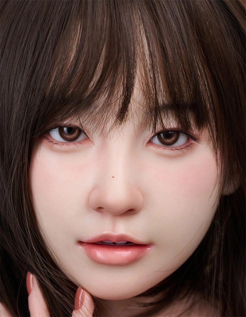 Irontech Silicone sex doll Head#A5 ROS Max Mouth Silk Grow Skin