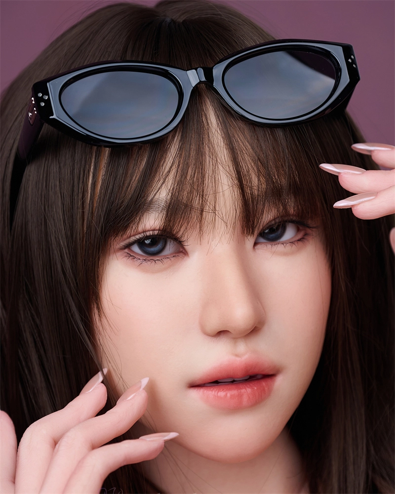 Irontech Silicone sex doll Head#R10, ROS Max Mouth, Natural Skin