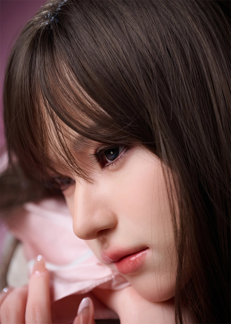 Irontech Silicone sex doll Head#R10, ROS Max Mouth, Natural Skin