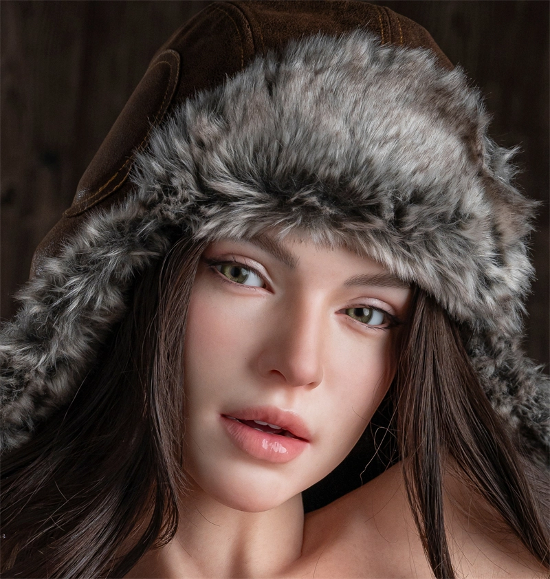 Irontech Silicone sex doll Head#R16, ROS Max Mouth, Natural Skin