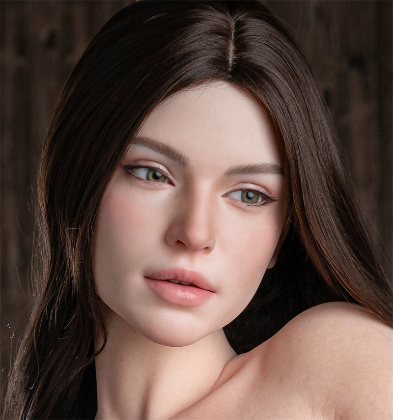 Irontech Silicone sex doll Head#R16, ROS Max Mouth, Natural Skin