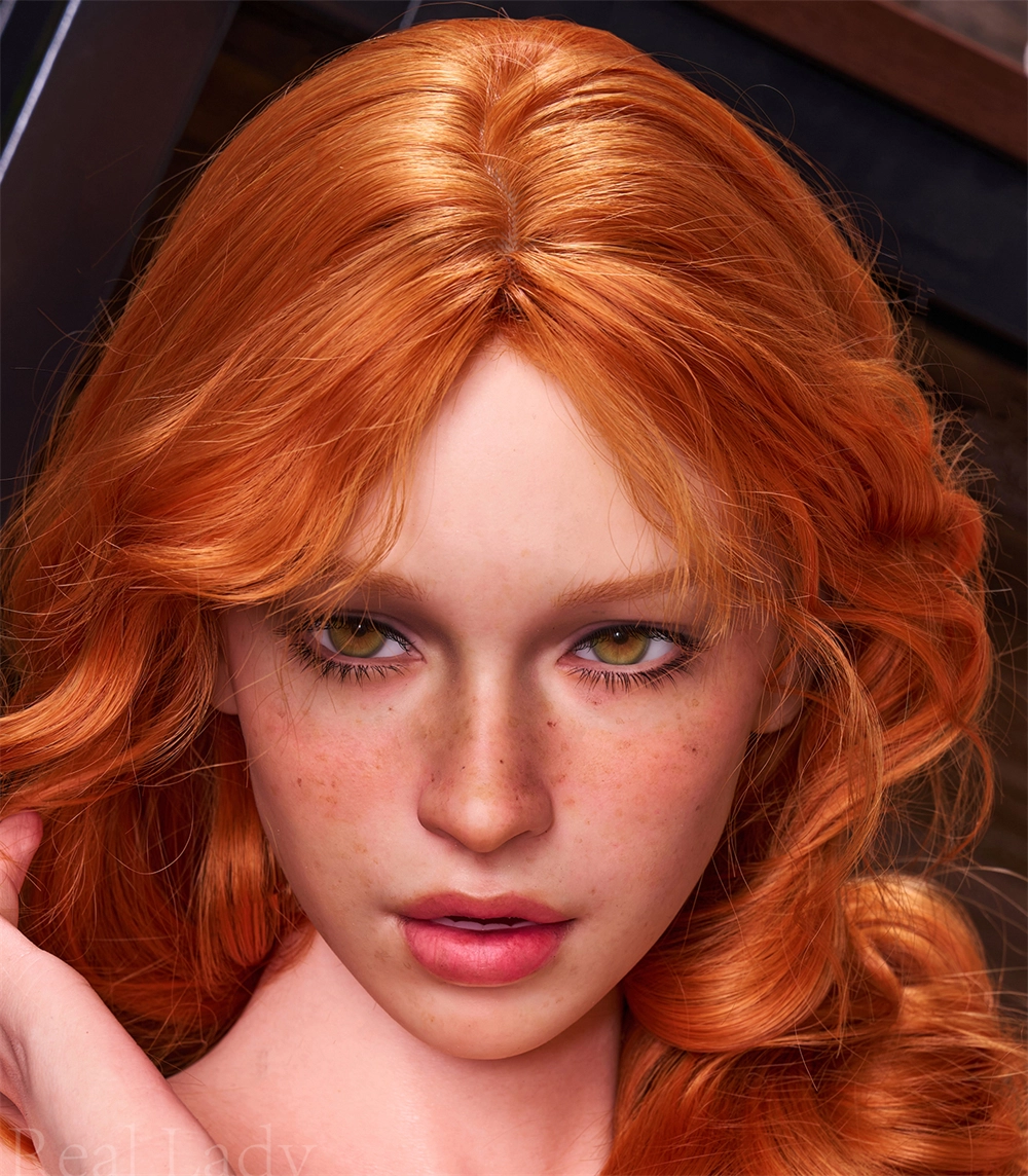 Irontech Silicone sex doll Head#R12, ROS Max Mouth, Natual Skin