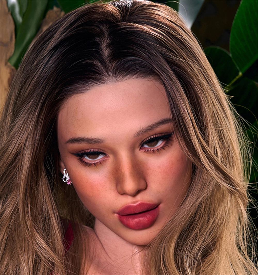 Irontech Silicone sex doll Head#R15, ROS Max Mouth, Silky Cream Skin Irontech Silicone sex doll Head#R15, ROS Max Mouth, Silky Cream Skin