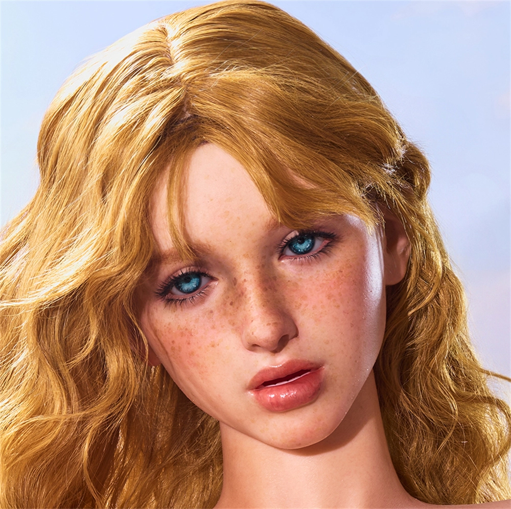 Irontech Silicone sex doll Head#R22, ROS Max Mouth, Natual Skin