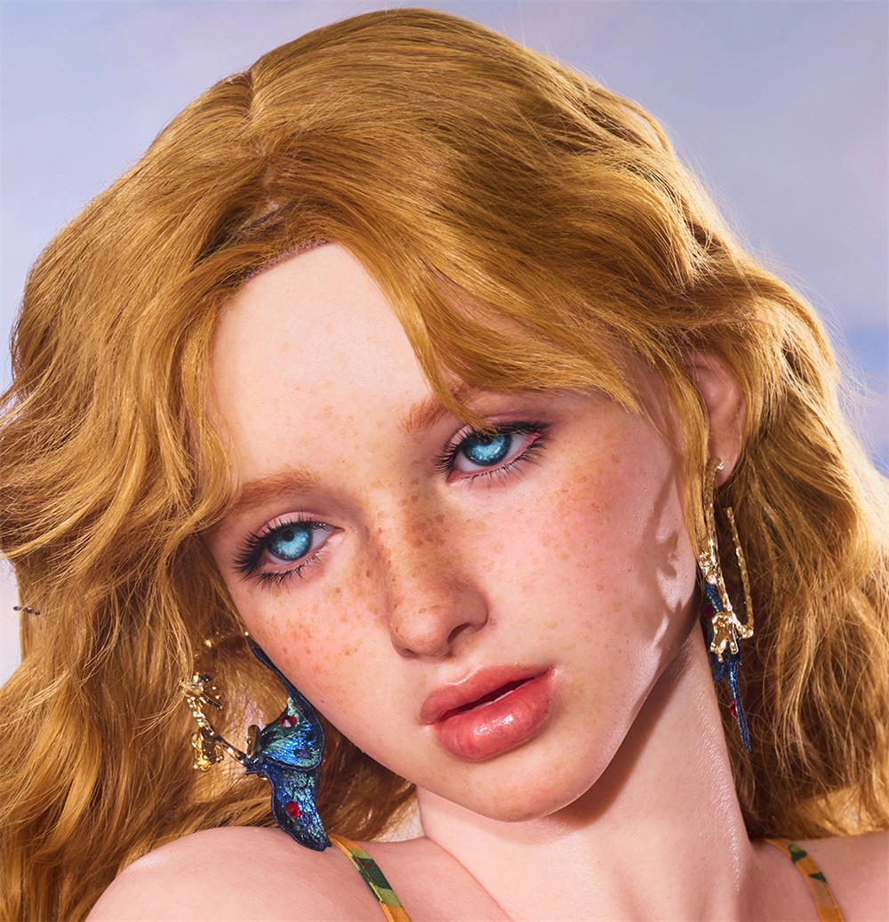 Irontech Silicone sex doll Head#R22, ROS Max Mouth, Natual Skin