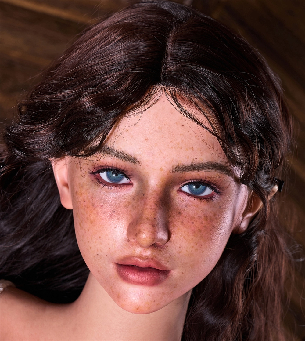 Irontech Silicone sex doll Head#R8 ROS Max Mouth Natural Skin