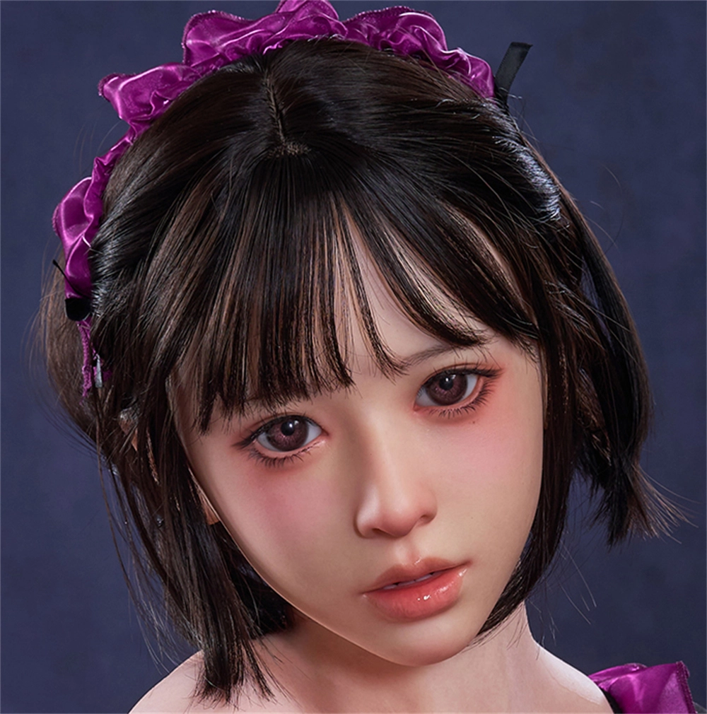 Irontech Silicone sex doll Head#A3, ROS Max Mouth, Silk Glow Skin