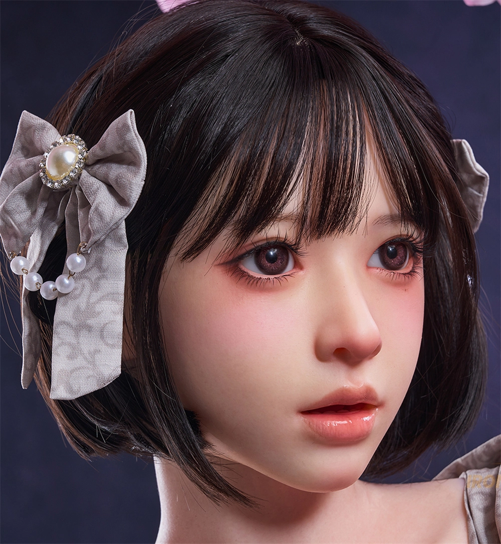 Irontech Silicone sex doll Head#A3, ROS Max Mouth, Silk Glow Skin