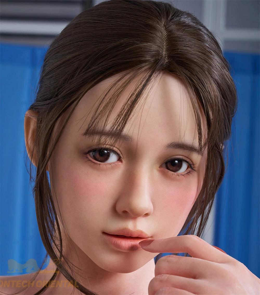 Irontech Silicone sex doll Head#A4 ROS Max Mouth Silk Grow Skin