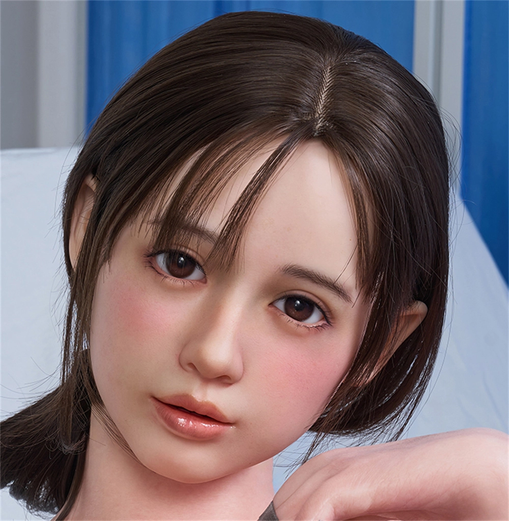 Irontech Silicone sex doll Head#A4 ROS Max Mouth Silk Grow Skin