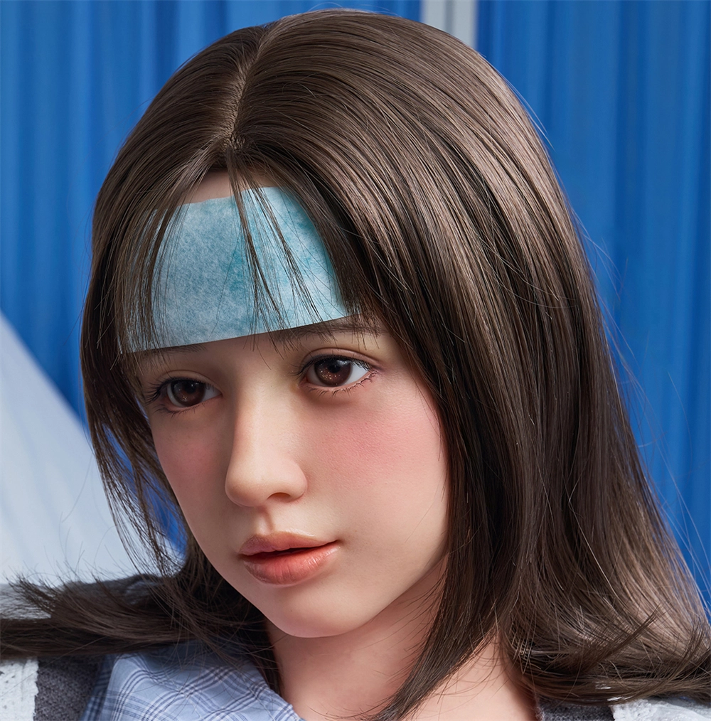 Irontech Silicone sex doll Head#A4 ROS Max Mouth Silk Grow Skin